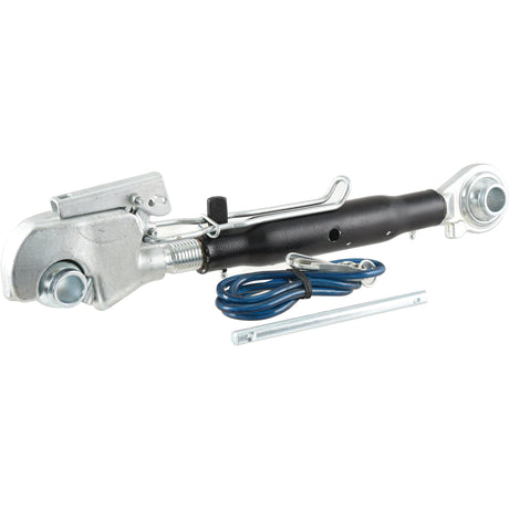 The Top Link (Cat.2/2) Ball and Q.R. Hook, M30 x 3.50, Min. Length: 468mm by Sparex is suitable for controlling the braking system of a trailer with its attached cable and additional rod features.