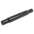 A Sparex Top Link Centre Tube - S.16844 featuring a cylindrical shape, metric thread size, two protruding screws, and a central hole.