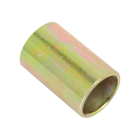 The Top Link Conversion Bush (Cat. 3 to 2) - S.3008 by Sparex is a cylindrical metal sleeve with a shiny, reflective surface, suitable for various applications and detailed in its product specifications.