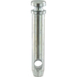 A Top Link Pin 19x76mm Cat. 1 by Sparex (Sparex Part No. S.73) with a flat head, rounded bottom, and a hole near the base, suitable for Allis Chalmers equipment.