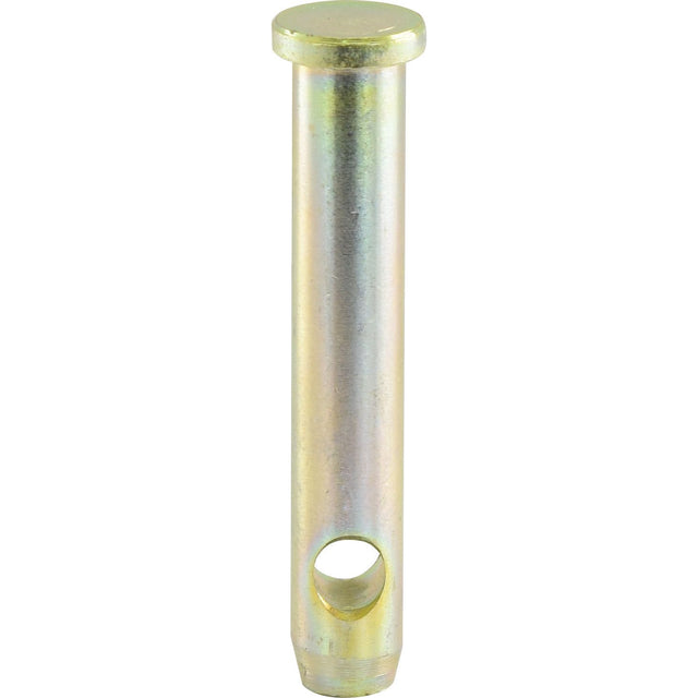 A cylindrical metal pin with a flat head and a single hole near the bottom, classified as the Top link pin 19x88mm Cat. 1, Sparex Part No.S.29230.