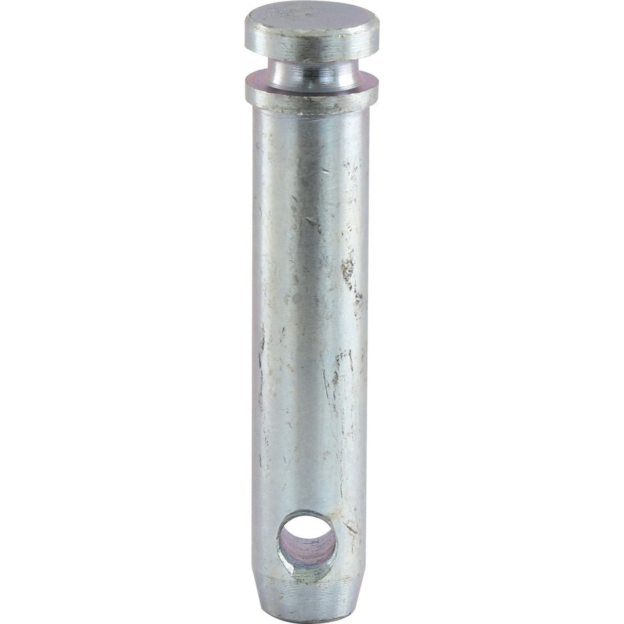 Close-up of a Sparex Top link pin 25x97mm Cat. 2 with a head on one end and a hole near the opposite end, commonly used in Sparex kits for David Brown and Ford/New Holland equipment (Sparex Part No. S.76).