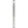 The Top Link Pin - Dual Category 19 - 25mm Cat.1/2 (Sparex Part No. S.16339) from Sparex is a cylindrical metallic rod with a diameter of 19 - 25mm, designed with two holes on each end for mechanical or industrial applications.