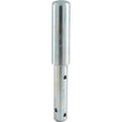 The Sparex Top link pin - Dual category 19 - 25mm Cat.1/2 (Sparex Part No.S.3539) is a metal cylindrical rod with a working length and three holes arranged in a linear fashion.