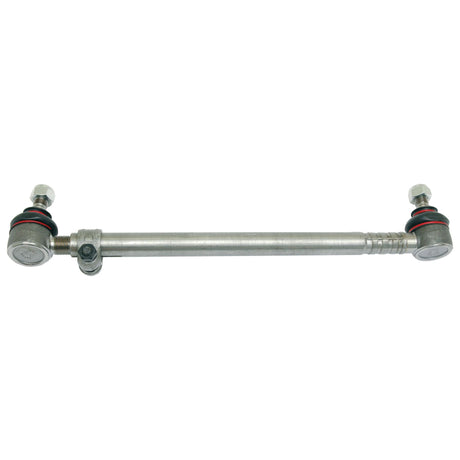 The Sparex Track Rod/Drag Link Assembly (S.42105) is a 420mm long metal stabilizer with inner side threading and two ball joints at either end, designed to enhance vehicle suspension stability.