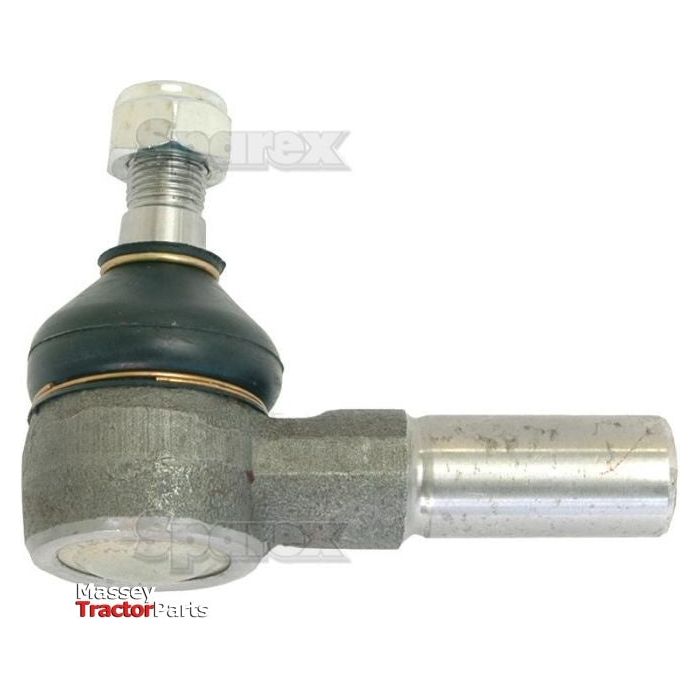 A ball joint featuring a metal rod, rubber seal, and threaded stud with a thread length of Ø23.8mm. The product, Track Rod (122mm - S.65040), displays the Sparex logo.