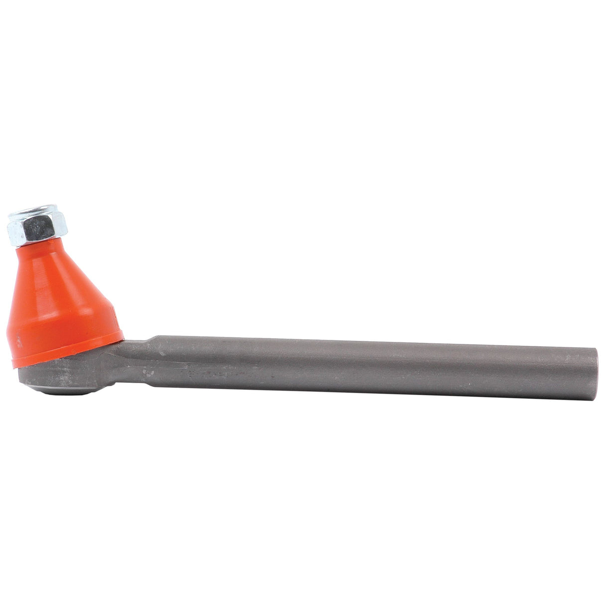 A Sparex Track Rod, 280mm in length (S.58749), featuring an orange dust boot and silver hex nut on top, with an M18 x 1.5 RH female thread, used in automotive steering and suspension systems.