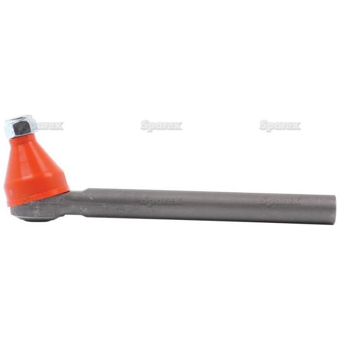 A Sparex Track Rod (Product S.58749), featuring an orange rubber boot, a threaded bolt on top, and an M18 x 1.5 RH female thread for straightforward installation, with a length of 280mm.