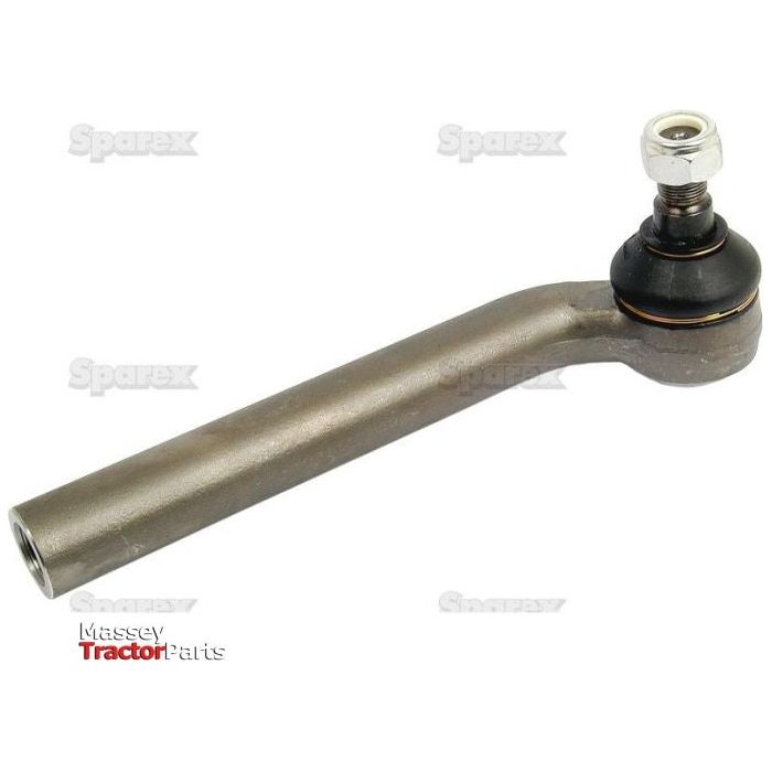 A Sparex Track Rod, model S.21185, measuring 282mm in length and featuring an M24 x 1.5 RH female thread with a black spherical joint at one end, used in machinery, displayed on a white background. The image includes the Massey Tractor Parts logo and the Sparex mark.