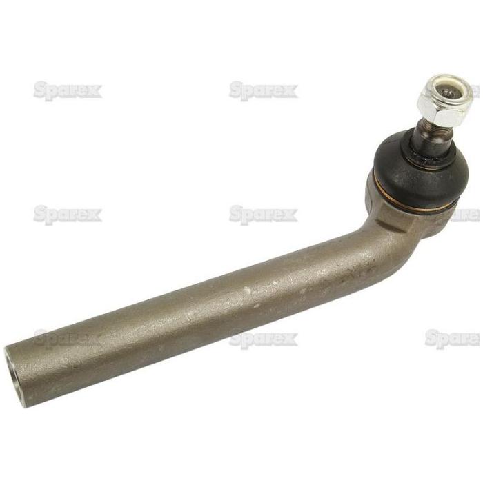 A metallic, L-shaped Sparex Track Rod (S.21186) measuring 282mm in length, features a threaded stud with an M24 x 1.5 LH Female nut on one end, and a smooth cylindrical opening on the other.