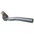 Image of a bent metal pipe with a brown mesh cover and a screw attachment on one end, featuring an M24 x 1.5 RH female thread compatible with Sparex Track Rod, Length: 295mm - S.21199.