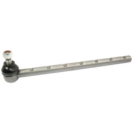 A Sparex Track Rod, model S.65060, measuring 390mm in length, features a ball joint at one end along with a threaded length for precise adjustments and notches along its length, designed for use in automotive steering systems.