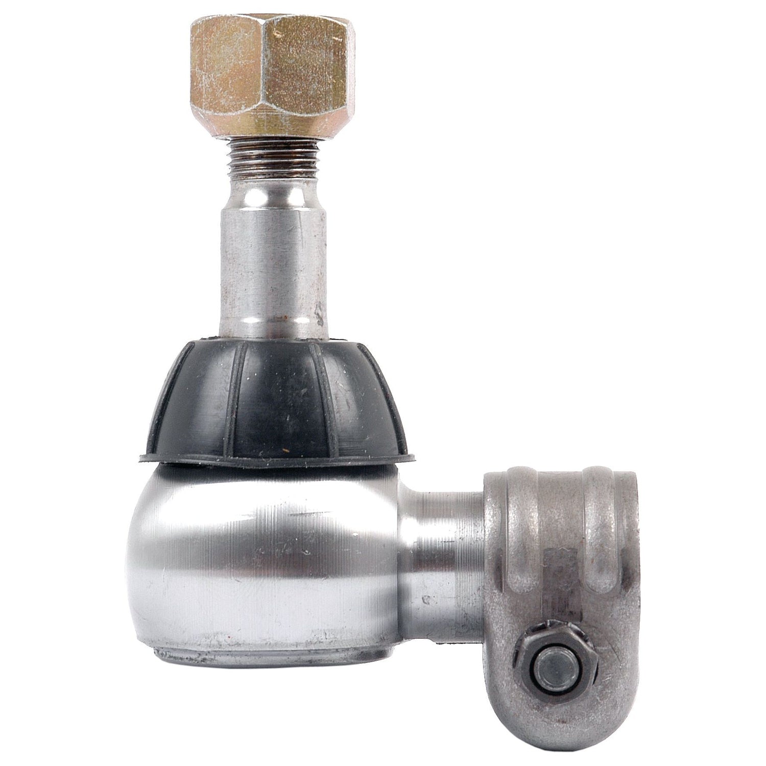 A Sparex Track Rod (48mm) - S.60659 featuring a 1/2" x 20tpi UNF threaded bolt at the top, a black rubber seal in the middle, and a cylindrical connector at the base.