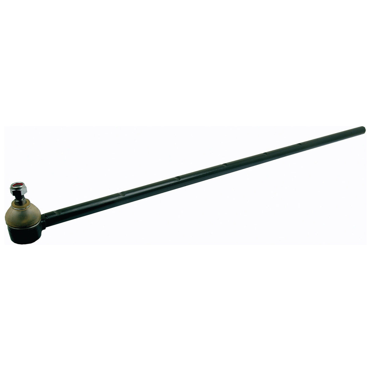 A long black metal rod from Sparex, specifically the Track Rod (S.57784), measuring 800mm in length, with a rounded metal component attached at one end, likely part of an M12 x 1.5 mechanical system.