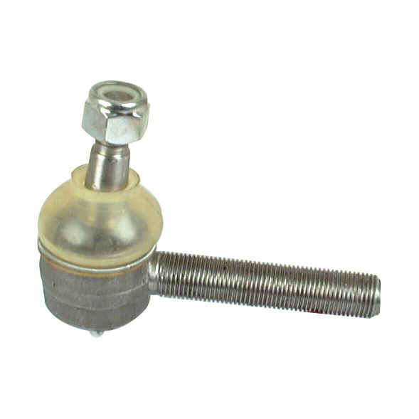 The Sparex Track Rod (S.70689) is an 82mm length metallic ball joint with a threaded rod and nut, commonly utilized in automotive suspension systems, featuring a male thread size of M16 x 1.5 for precise fitting.