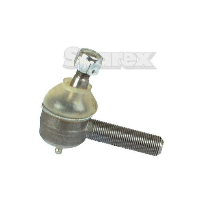 A high-quality Track Rod, with a length of 83mm (model S.20315), featuring a metal tie rod end with a male thread and a straight design incorporating a spherical joint. Positioned against a plain white background, this part is ideal for Hinomoto tractors and is manufactured by Sparex to ensure durability and performance in demanding conditions.