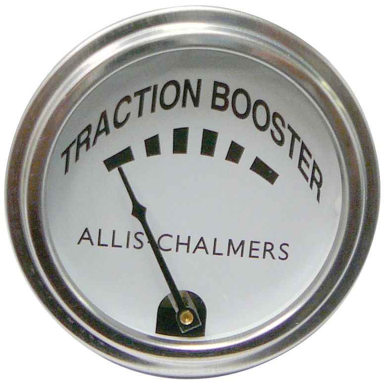 A Sparex Traction Booster Gauge (Part No. S.69205), with the needle pointing to the lower end of the scale, is available from Sparex.