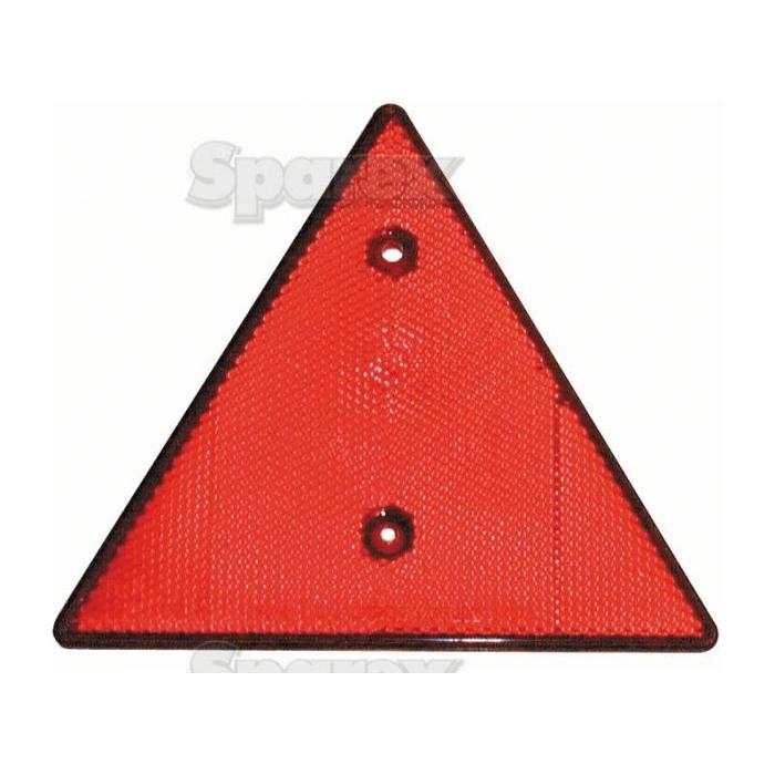 A **Triangle Reflector (Red) 150mm by Sparex** with two holes, commonly used as a slow-moving vehicle emblem. Part No. S.3869.