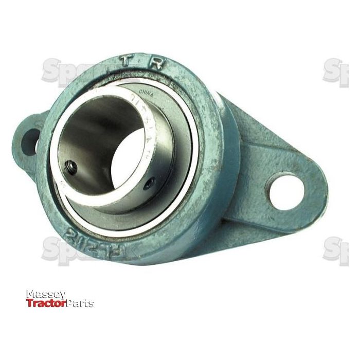 A Sparex Two-Bolt Flanged Unit (UCFL205) with a 25mm bearing, featuring an inner circular housing. Text on the unit reads "China," and the Massey Tractor Parts logo is visible in the corner.