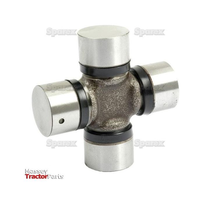 A Universal Joint 27.0 x 70.9mm from Sparex (Sparex Part No.S.43422), used for transmitting power in machinery, compatible with Massey Ferguson Tractor Parts.