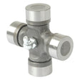 A Sparex Universal Joint - 30.2 x 92mm (Standard Duty) with four cylindrical ends and a central pivot point, compatible with Fiat 9959701, Part No.S.2449.