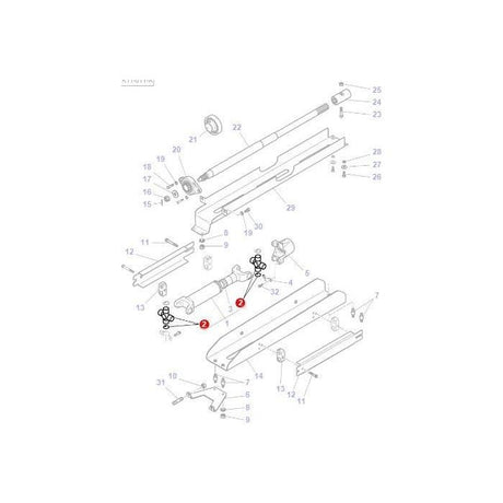 Universal Joint - 3903646M1 - Massey Tractor Parts