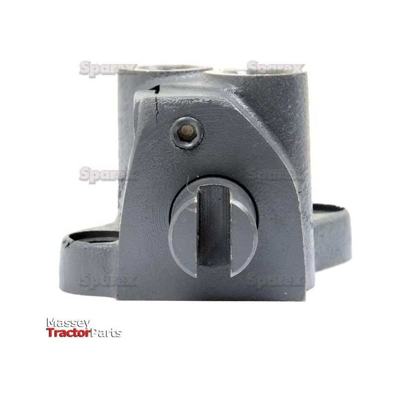 Close-up of a grey valve assembly with cylindrical sections, featuring a bolt in the center. The background is white. There are visible watermarks labeled "Sparex" and the words "Massey Ferguson Tractor Parts" at the bottom. This is Sparex Part No. S.68325 from Sparex's product range.
