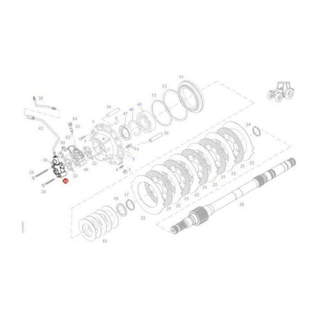 Fendt Valve Cardan Brake - G716150070042 | OEM | Fendt parts | Discs-Fendt-Farming Parts,Hydraulic Valves,Hydraulics,Tractor Parts