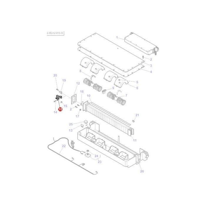 Valve Radiator - 3904316M1 - Massey Tractor Parts