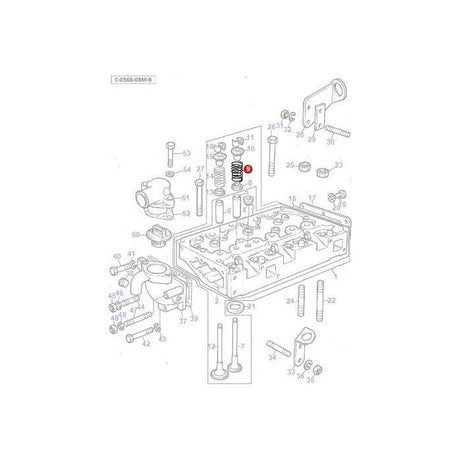 Valve Spring - 731154M1 - Massey Tractor Parts