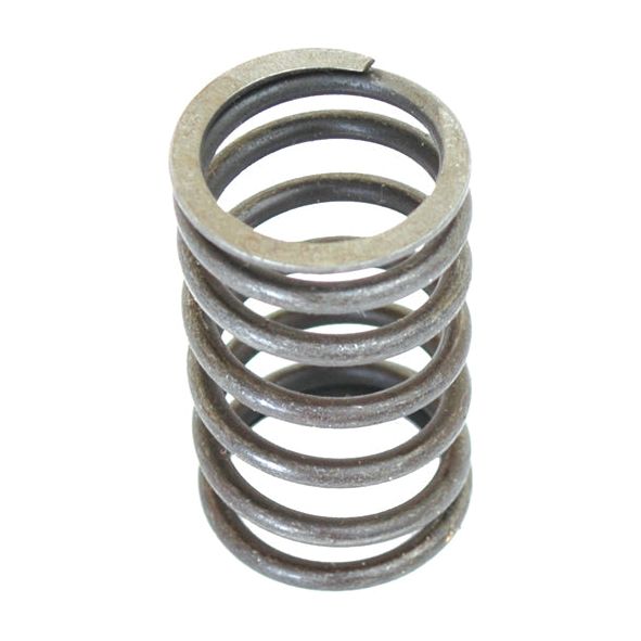 A Sparex valve spring, Inner | Sparex Part No.S.57502, reminiscent of those used in Case IH and David Brown machinery, stands upright against a white background.