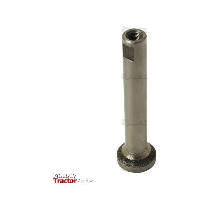 The product, displayed on a white background with the "Massey Tractor Parts" logo in the bottom left corner, is a metallic pin or bolt with a threaded hole on one end and a flange at the base. It is often used as a tappet in engine assemblies and is known as the Valve Tappet | Sparex Part No.S.41345 under the Sparex brand.