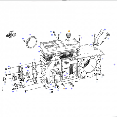 Ventilation Filter - H385100050030 - Massey Tractor Parts