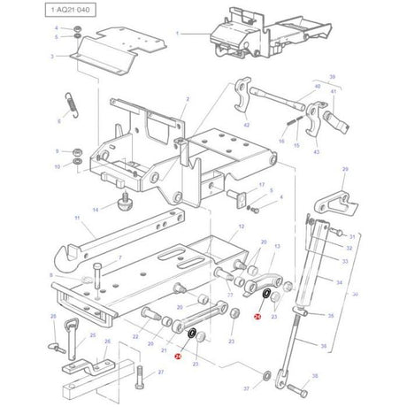 Washer - 3900900M1 - Massey Tractor Parts