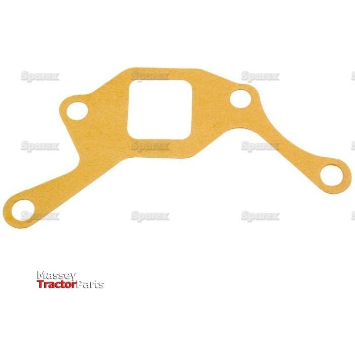 A yellow gasket with three circular extensions and a square central cutout, labeled "Sparex Part No. S.66628" on the lower left corner, ideal for Ford PowerStar water pump repairs.