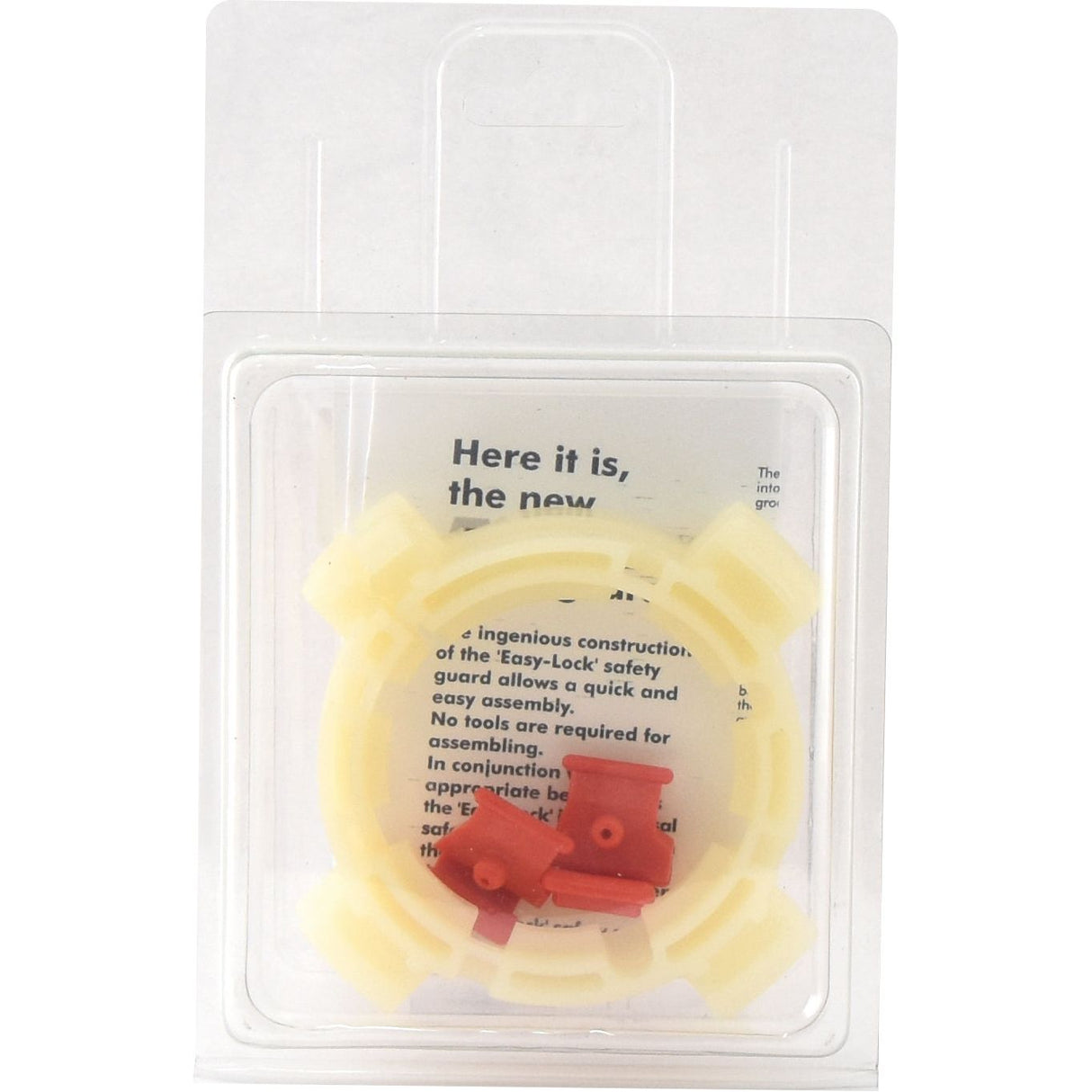 A cream-colored ring with visible internal components and a small red part is housed within plastic packaging of the Italian Series. The background text on the packaging emphasizes its compatibility with Easylock Bearings 60/68mm Larg, Sparex Part No. S.59638 from the Sparex brand.