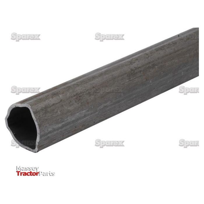 Hexagonal metal tractor parts pipe scattered in the image background, branded Sparex and featuring the PTO Tube with a Triangle Profile Outer section (3M, S.4839) for added durability.