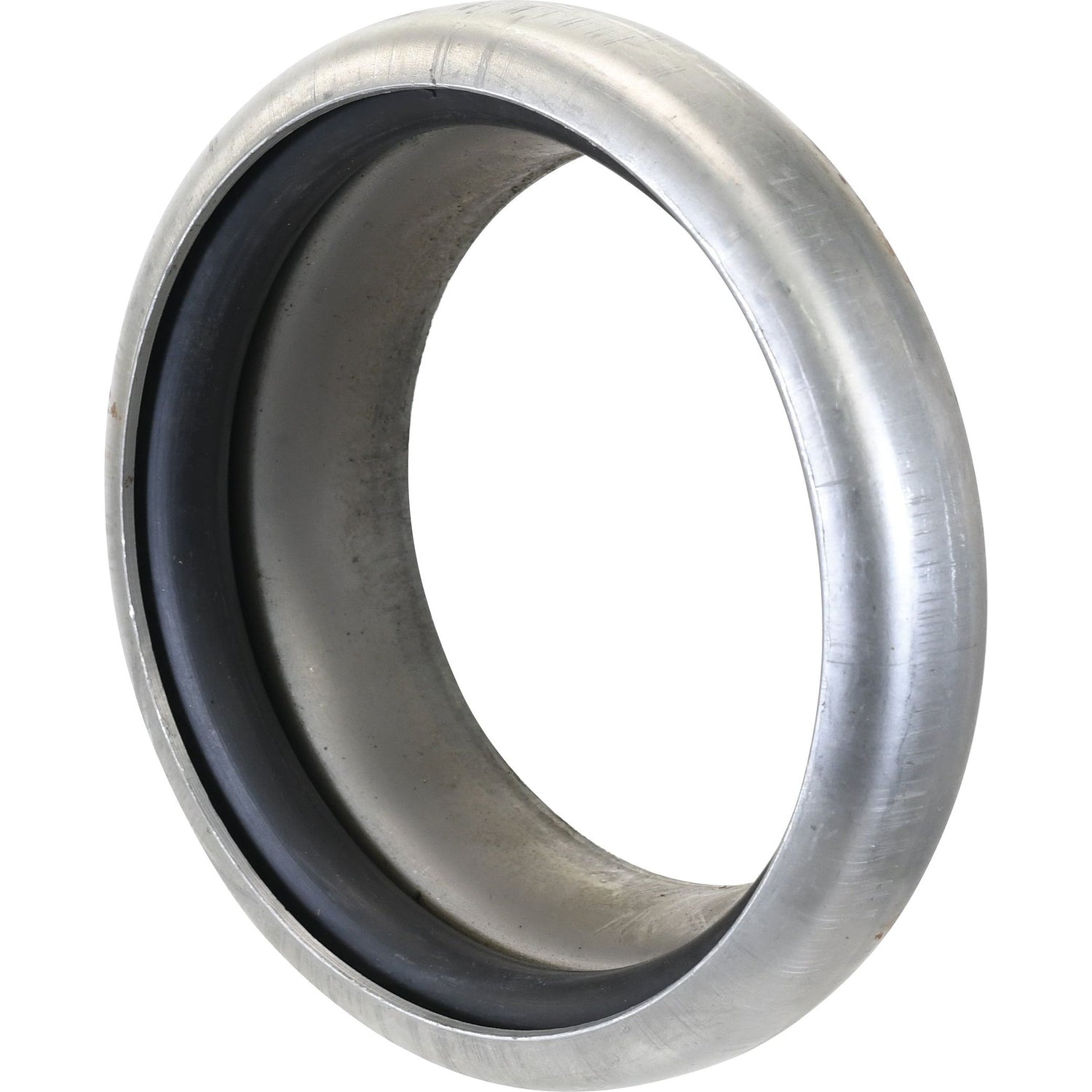 A Weld on Coupling - Female - 5'' (133mm) (Non Galvanised), compatible with Bauer Fitting and designed for Sparex components, featuring a black inner lining.