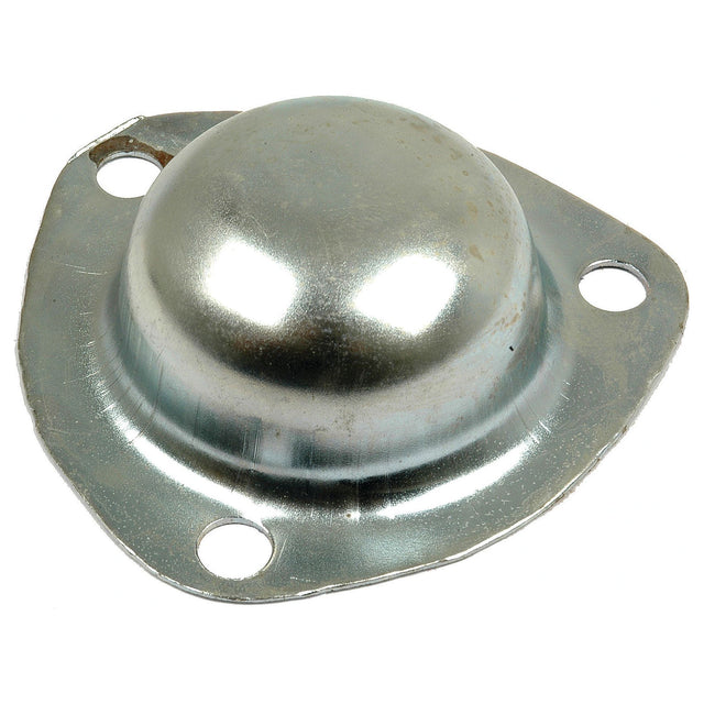 The Sparex Hub Cap (Part No. S.59575) features a metallic domed design with three peripheral holes, making it compatible with International Harvester models.