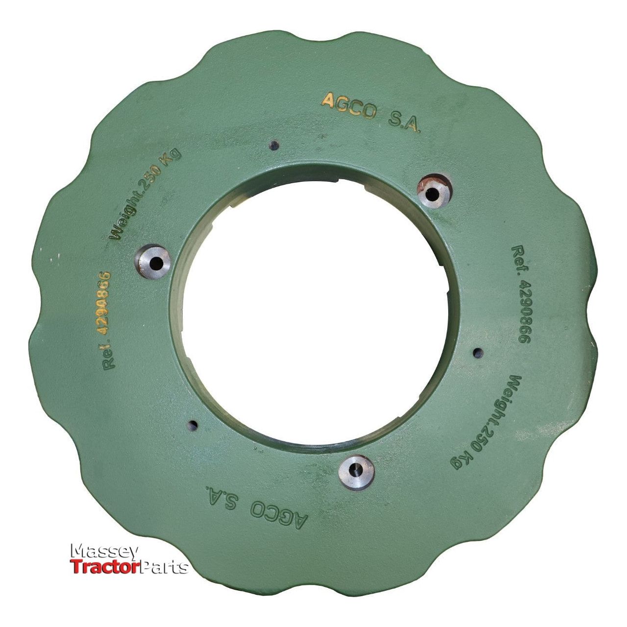 Wheel Weight 250kg - 4290866M3 - Massey Tractor Parts