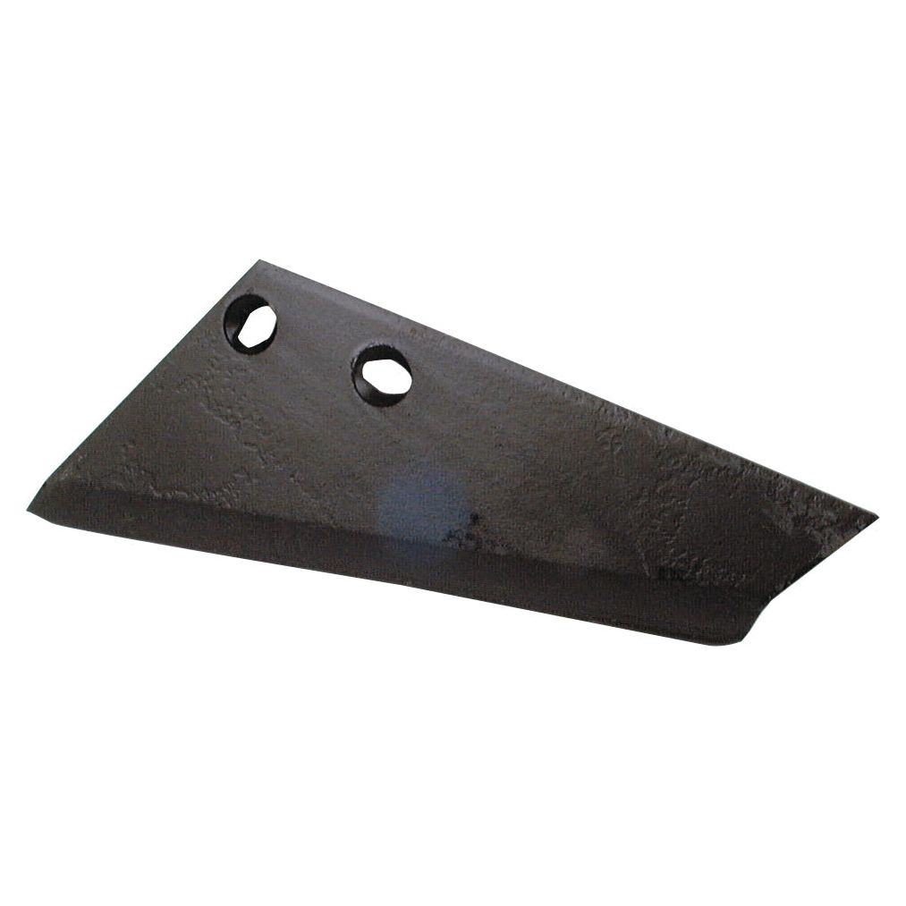 A black metal replacement blade, 290x8mm LH Wing, featuring two circular mounting holes and compatible with Rau 4103 models as well as Sparex and Rau POLYMAG systems; offered under the product code S.78206 by Sparex.