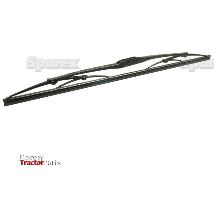 A black 12-inch (300mm) wiper blade on a white background with the text "Sparex" and "Massey Ferguson Tractor Parts" in the corners. The product details are: Wiper Blade - 12'' (300mm) 1 pc. + S.14730 | Sparex Part No.S.19771, from the brand Sparex.