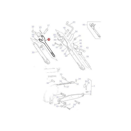 Yoke - 1863888M91 - Massey Tractor Parts
