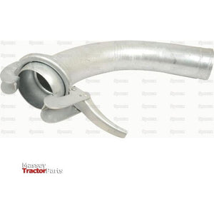 90Â° Coupling with Hose End - Male 5'' (133mm) x5'' (125mm) (Galvanised) - S.59427 - Farming Parts
