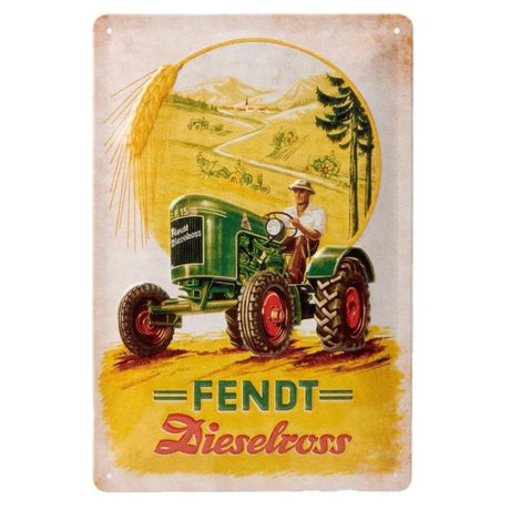 Fendt - Nostalgic Dieselross Sign - X991022005000 - Farming Parts