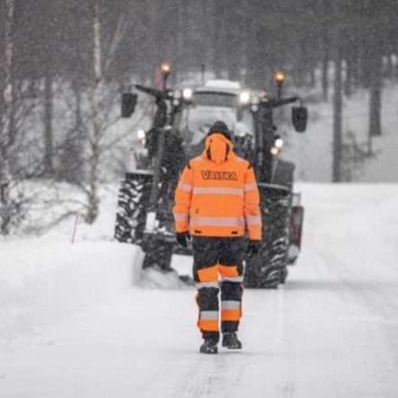 High Visibility Winter Jacket - V4280960 - Farming Parts