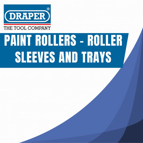 Draper Paint Rollers, Roller Sleeves And Trays