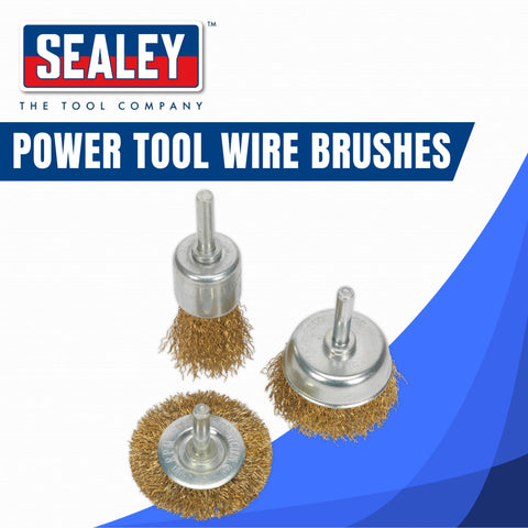 Sealey Power Tool Wire Brushes