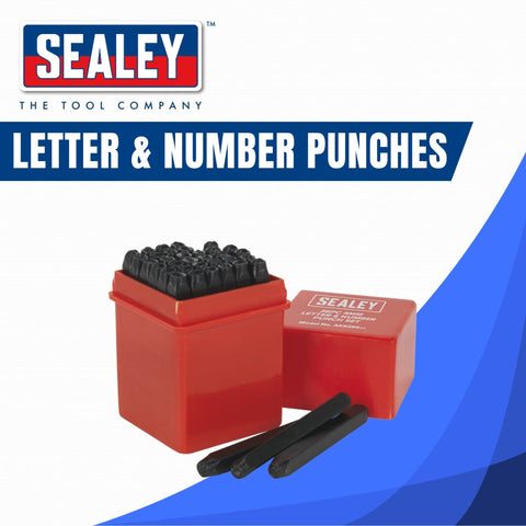 Sealey Letter & Number Punches