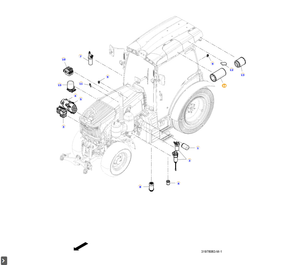 AGCO Cab Air Filter OEM Replacement Part | AG-V220PB2558222